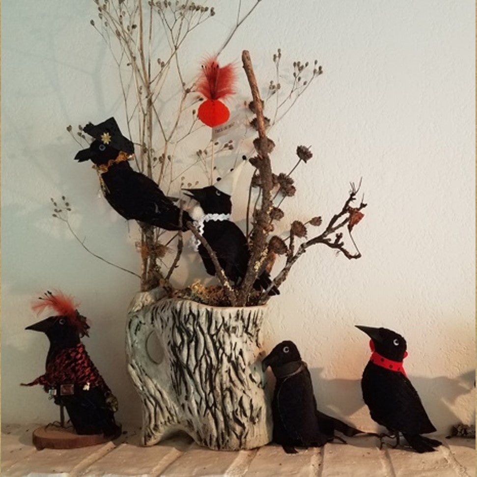 Little Scrap Crow Pattern - PDF download