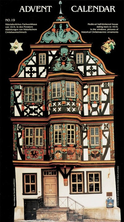 Advent Calendar - "Yuletide House",  Killingerhaus, Idstein  Shipping Included